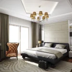 Zekeriyaköy villa projesinde modern iç mekân ve doğal malzeme kullanımı
