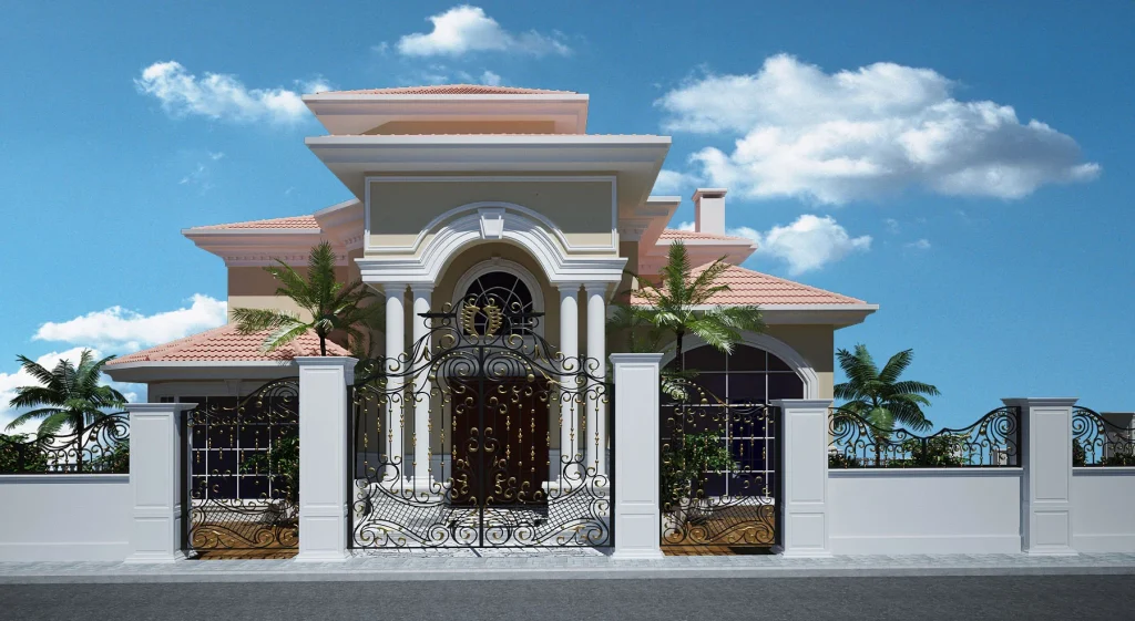 Modern villa mimarisinde cephe açıklıkları ve kütle kompozisyonu